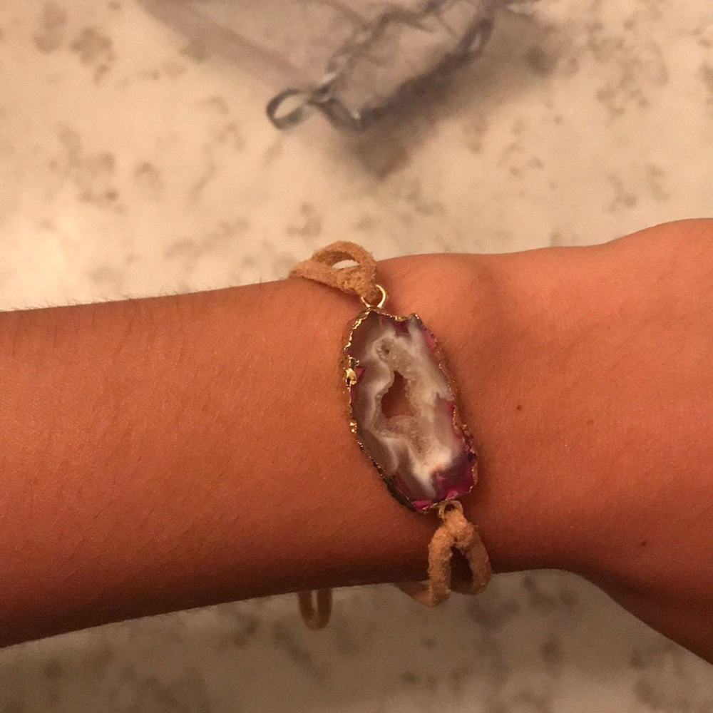 Leather bracelet